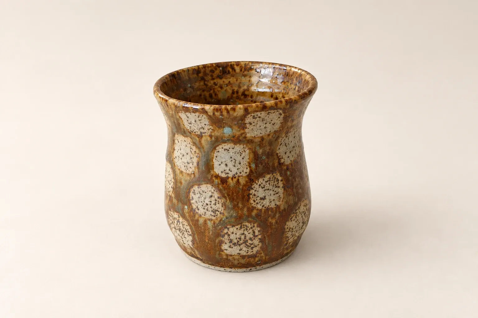 Spotted tumbler — handmade Kachi ceramic cups & mugs