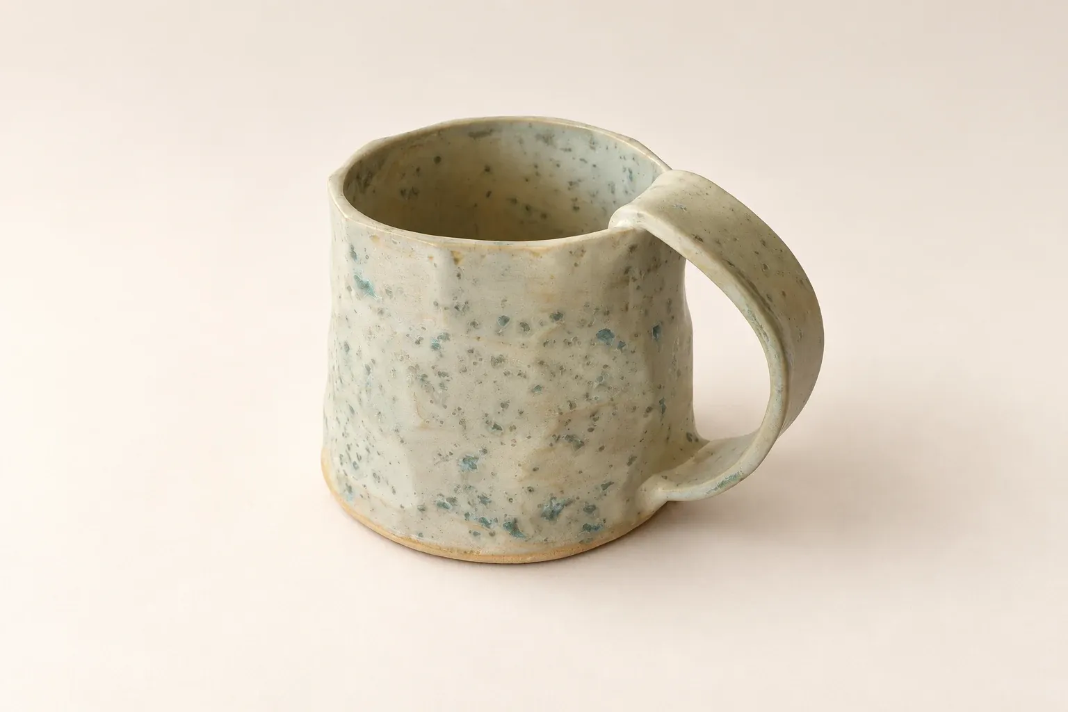 Blue-flecked mug — handmade Kachi ceramic cups & mugs