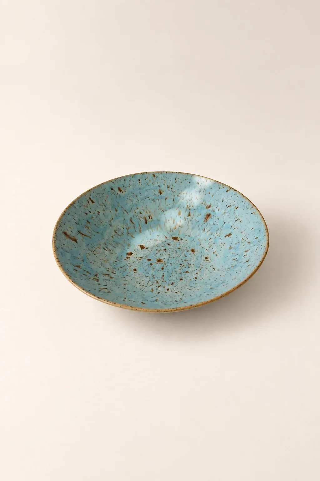 Blue glaze bowl — handmade Kachi ceramic tableware