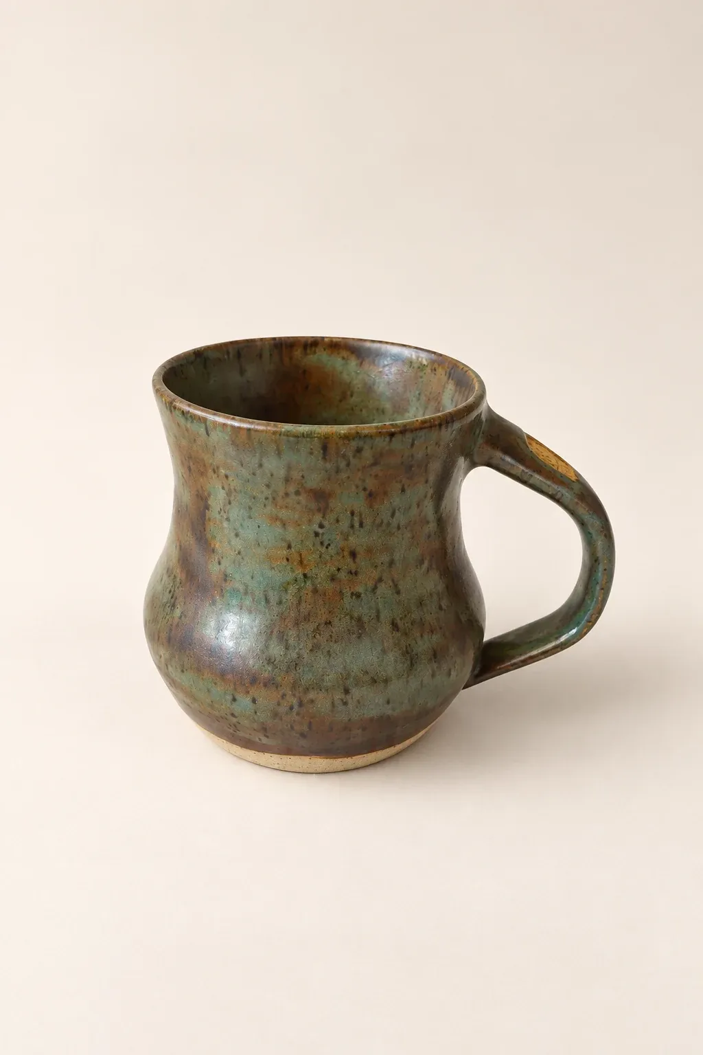 Blue-green mug — handmade Kachi ceramic cups & mugs